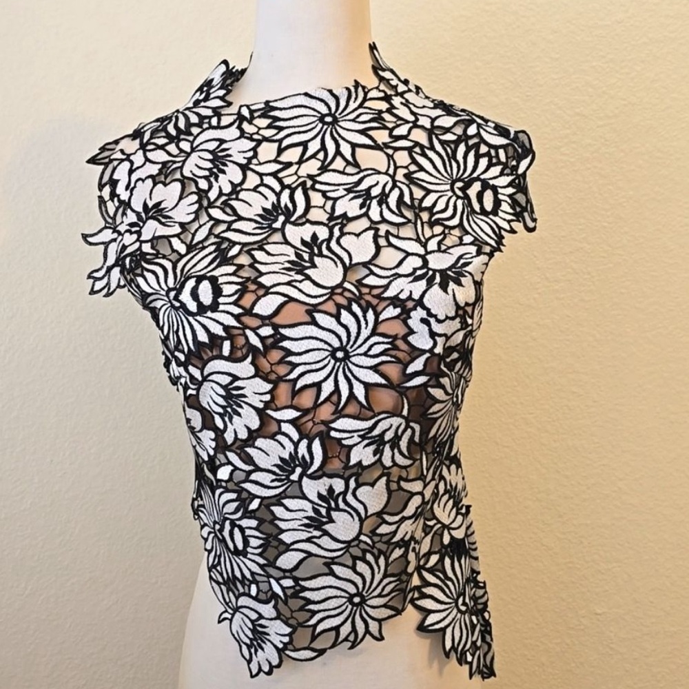 Self portrait lace top